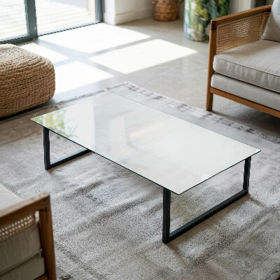 Rectangular table top Pure white
