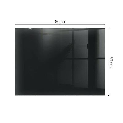 Rectangular table top Solid black elegant