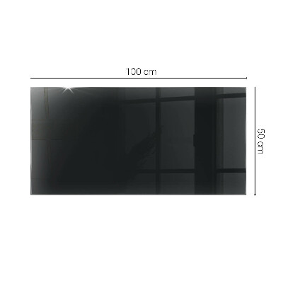 Rectangular table top Solid black elegant