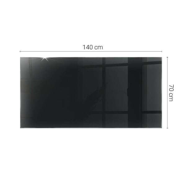 Rectangular table top Solid black elegant