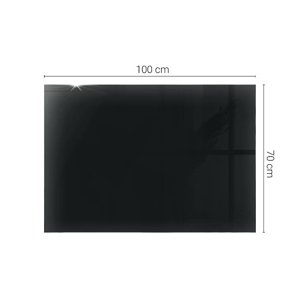 Rectangular table top Solid black elegant