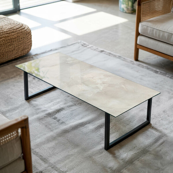 Rectangular table top Marble graphic composition