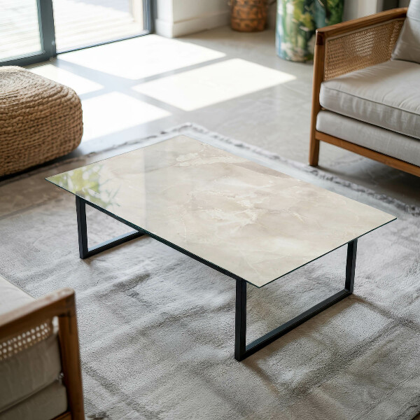 Rectangular table top Marble graphic composition