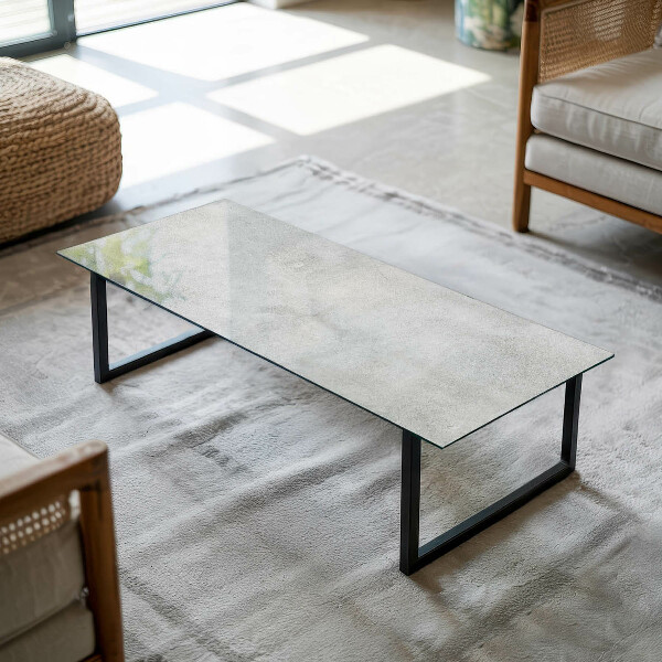 Rectangular table top Scratches on the concrete surface