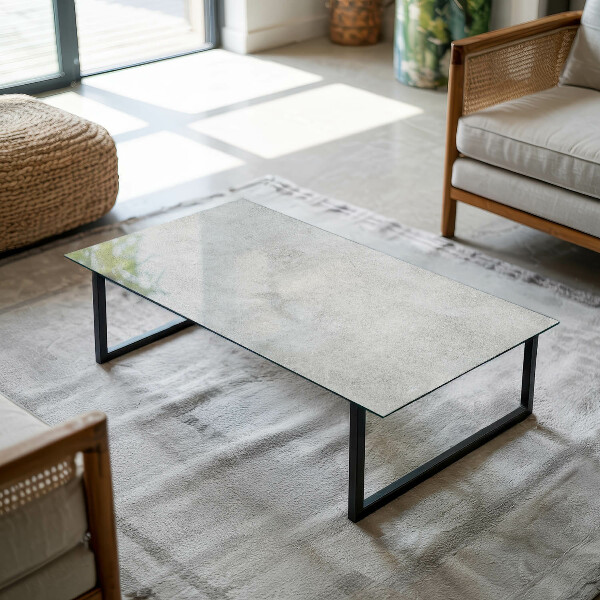 Rectangular table top Scratches on the concrete surface