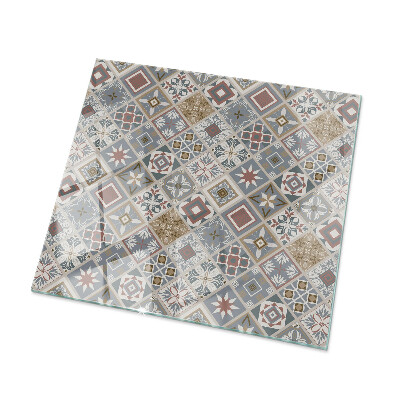 Rectangular table top Decorative mosaics with details