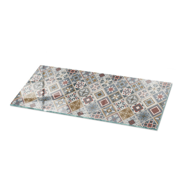 Rectangular table top Decorative mosaics with details