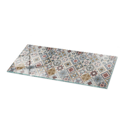 Rectangular table top Decorative mosaics with details