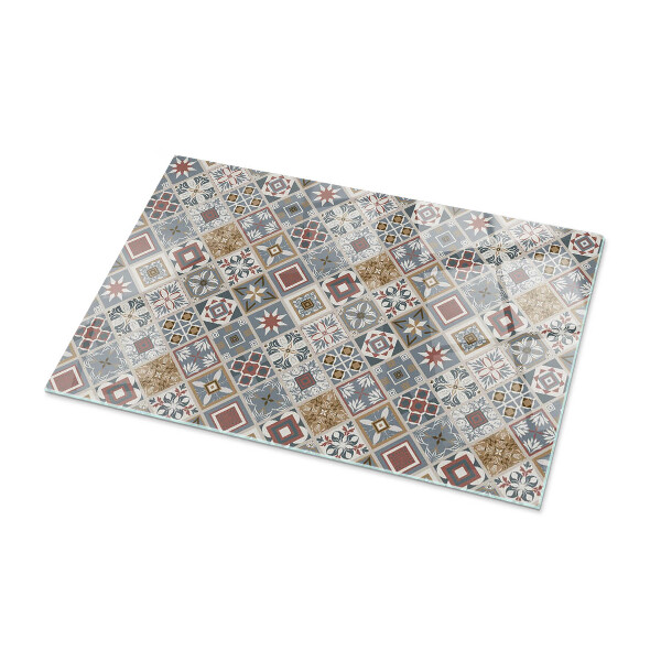 Rectangular table top Decorative mosaics with details