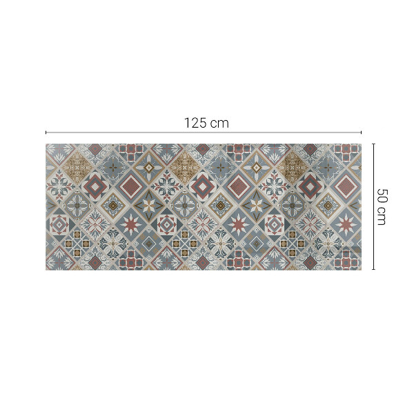 Rectangular table top Decorative mosaics with details