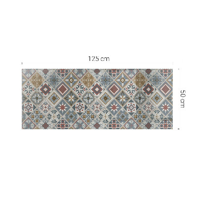 Rectangular table top Decorative mosaics with details