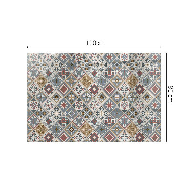 Rectangular table top Decorative mosaics with details