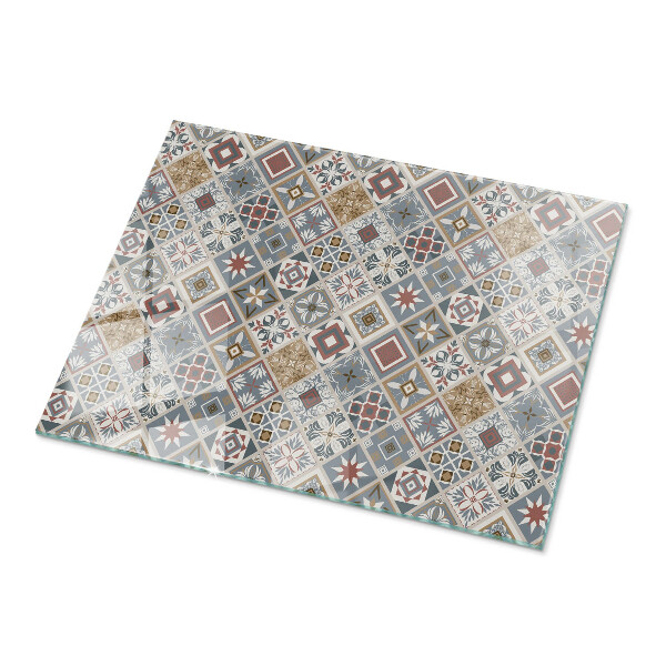 Rectangular table top Decorative mosaics with details