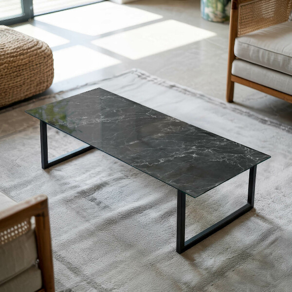 Rectangular table top Marble with delicate veins