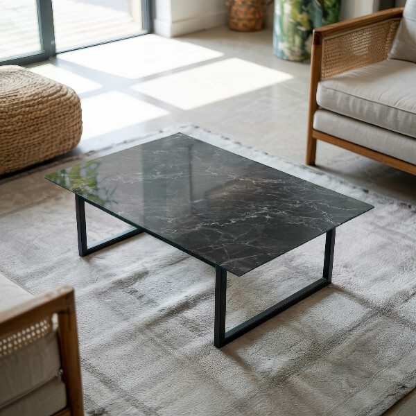 Rectangular table top Marble with delicate veins