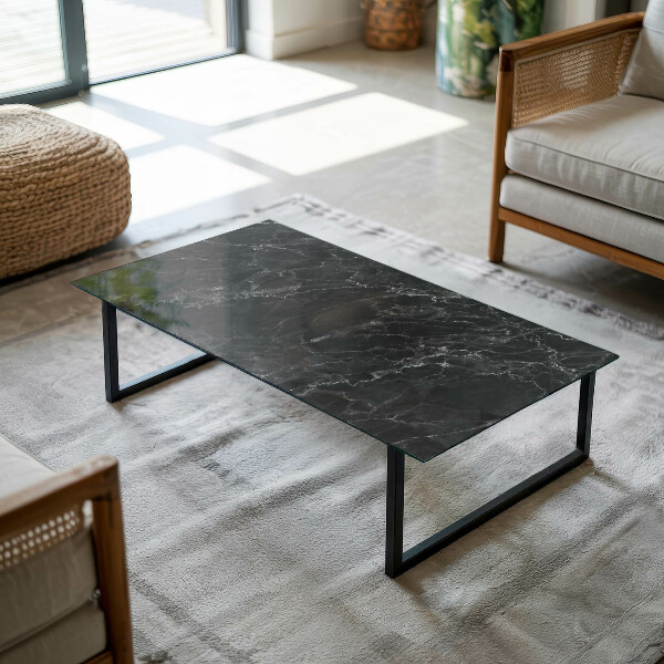 Rectangular table top Marble with delicate veins