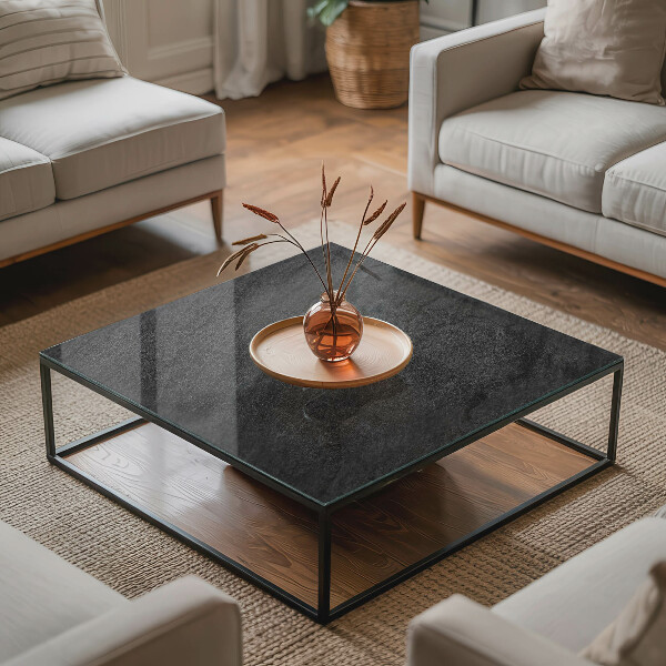 Rectangular table top Stone texture motif