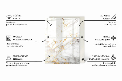 Rectangular table top Stone texture motif