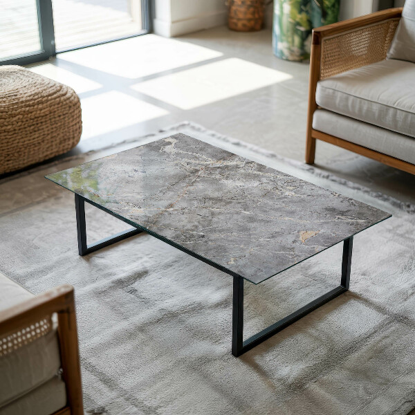 Rectangular table top Stylish marble pattern