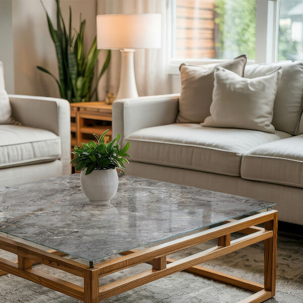 Rectangular table top Stylish marble pattern