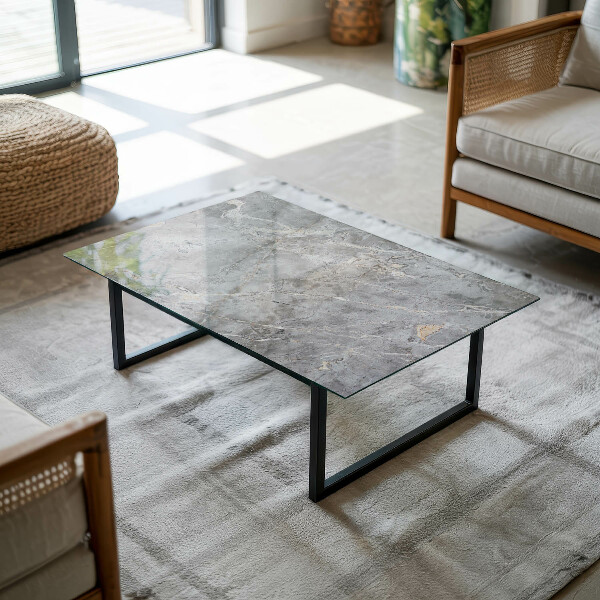 Rectangular table top Stylish marble pattern