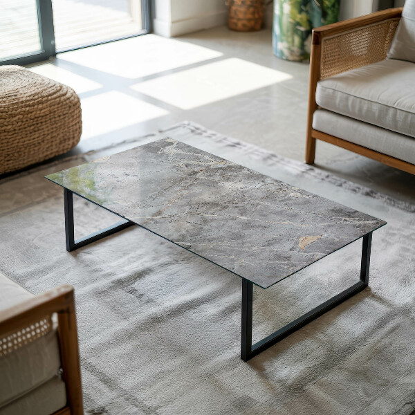 Rectangular table top Stylish marble pattern