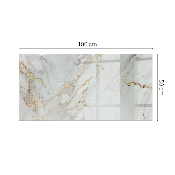 Rectangular table top Subtle marble veins