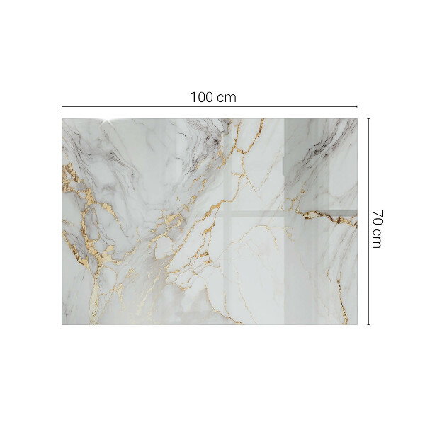 Rectangular table top Subtle marble veins