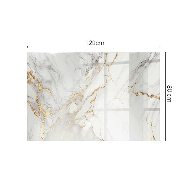 Rectangular table top Subtle marble veins