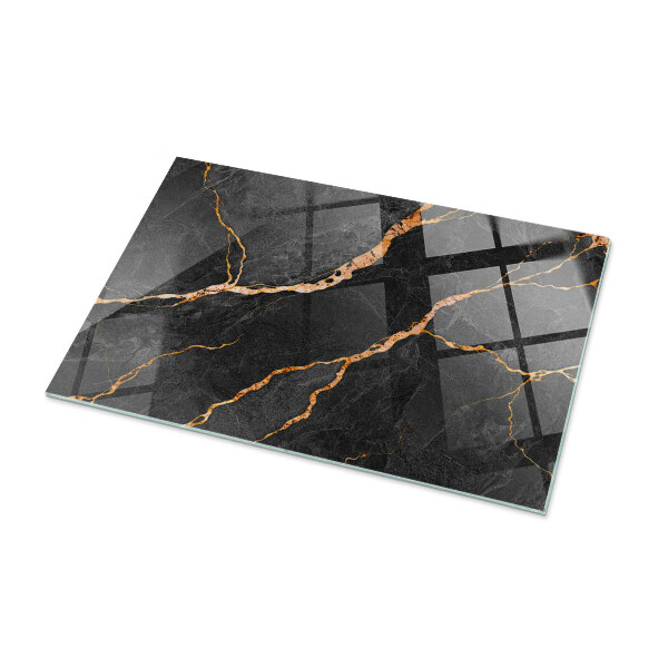 Rectangular table top Marble veins in design
