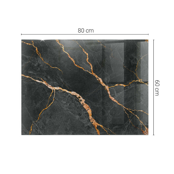 Rectangular table top Marble veins in design