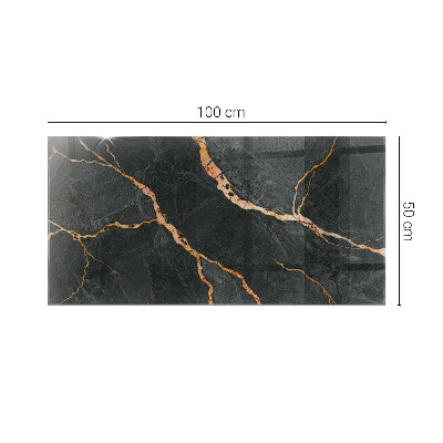 Rectangular table top Marble veins in design