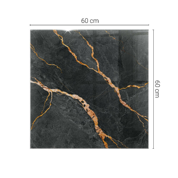 Rectangular table top Marble veins in design