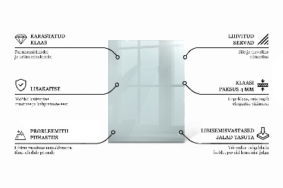 Rectangular transparent table top