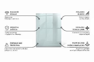 Rectangular transparent table top