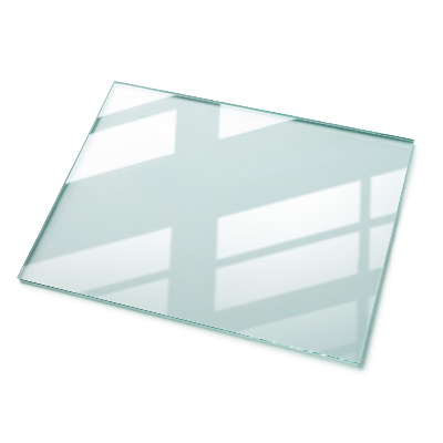 Rectangular transparent table top