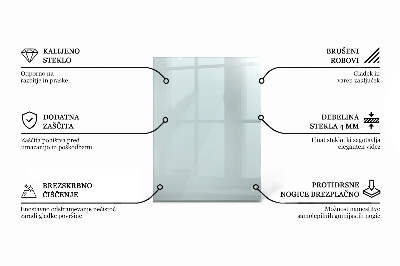 Rectangular transparent table top