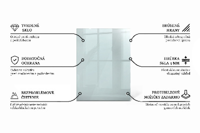 Rectangular transparent table top