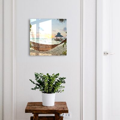 Key cabinet for wall Relaxing on the beach