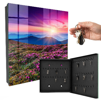 Key cabinet for wall Mountain morning