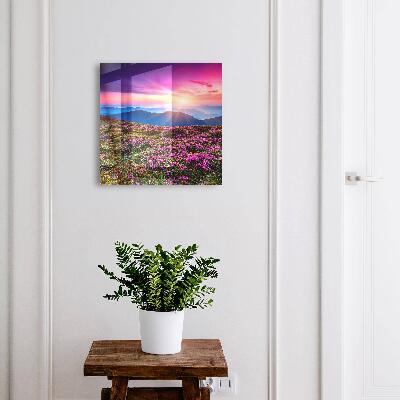 Key cabinet for wall Mountain morning