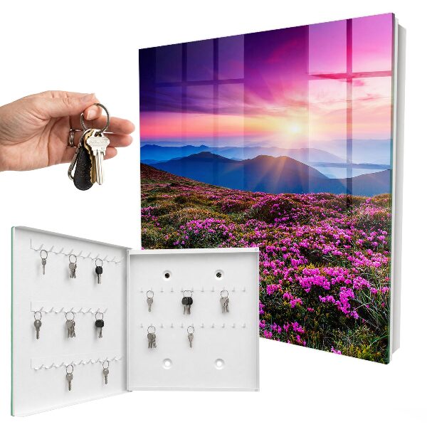 Key cabinet for wall Mountain morning