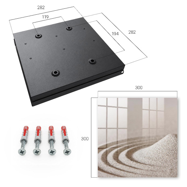 Key storage box Zen garden