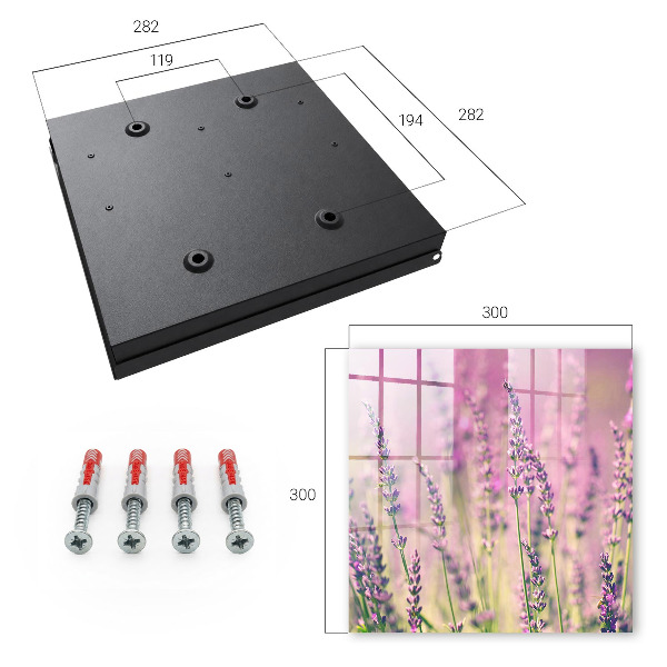 Key box Purple garden