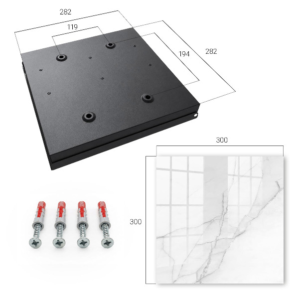 Key storage box Marble elegance