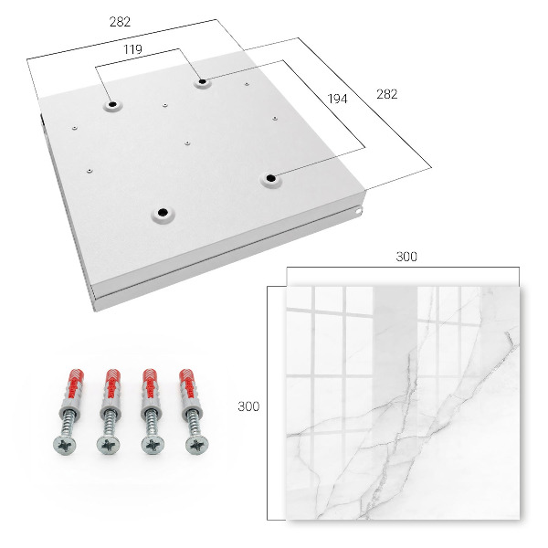 Key storage box Marble elegance