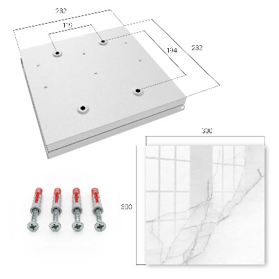 Key storage box Marble elegance