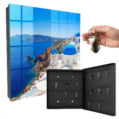 Key cabinet for wall Greek island