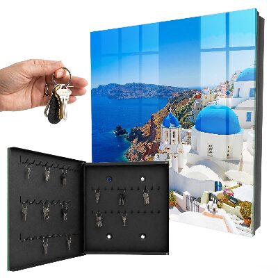 Key cabinet for wall Greek island