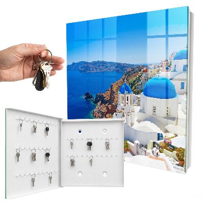 Key cabinet for wall Greek island